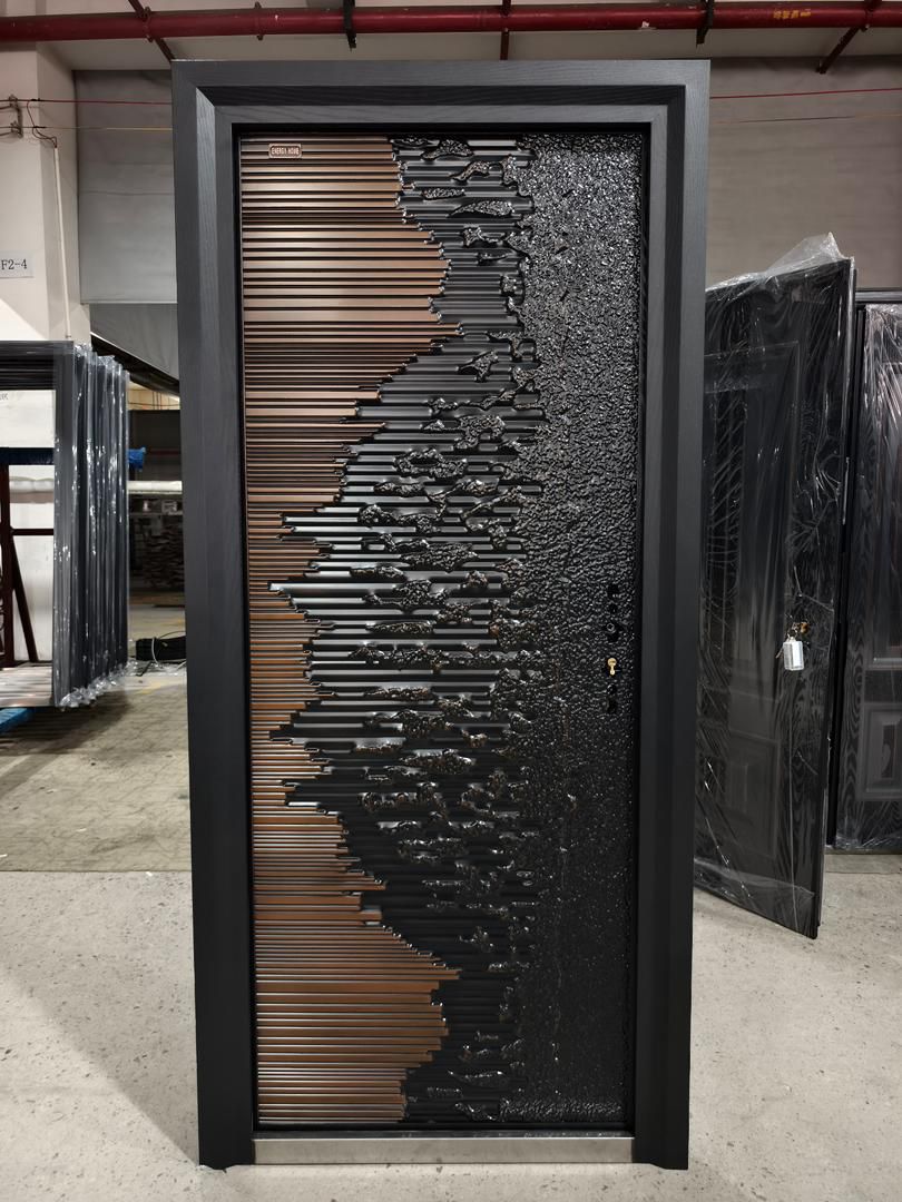Copper cast security door