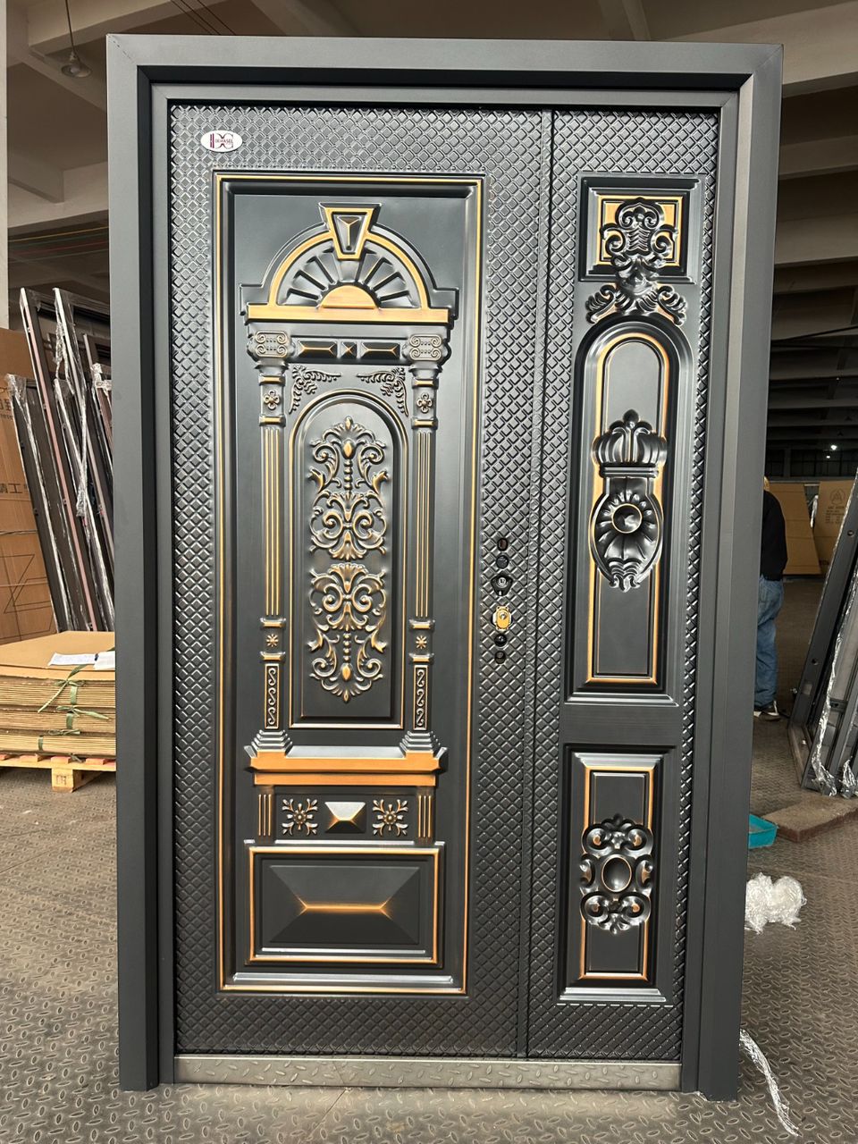 4ft by 7ft normal height tank security door