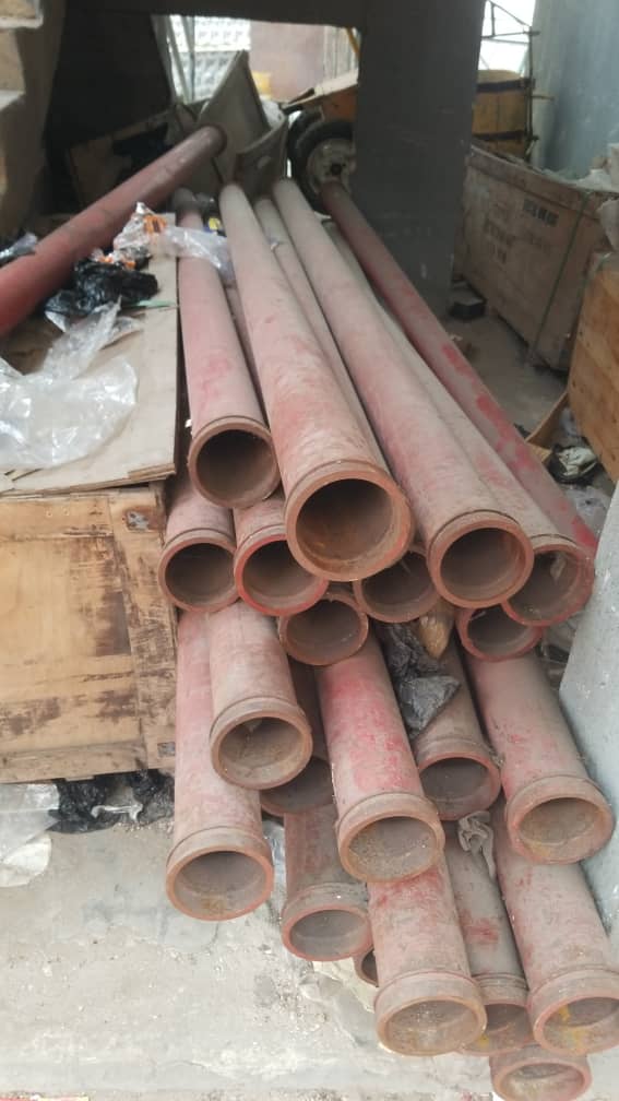 Solid iron mild steel pipe